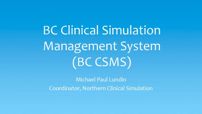 BCSN Clinical Management System Presentation