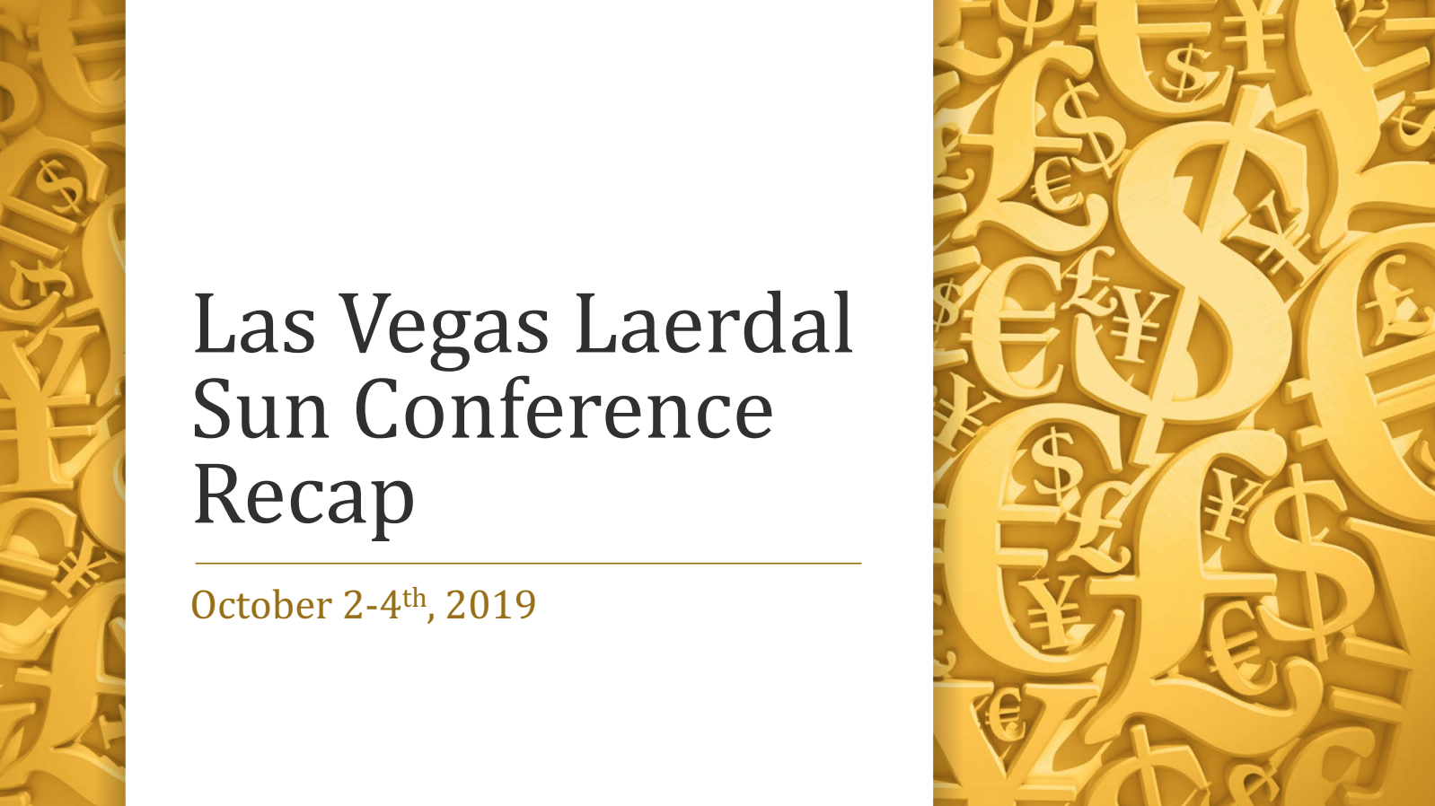 Las Vegas Laerdal SUN Conference 2019